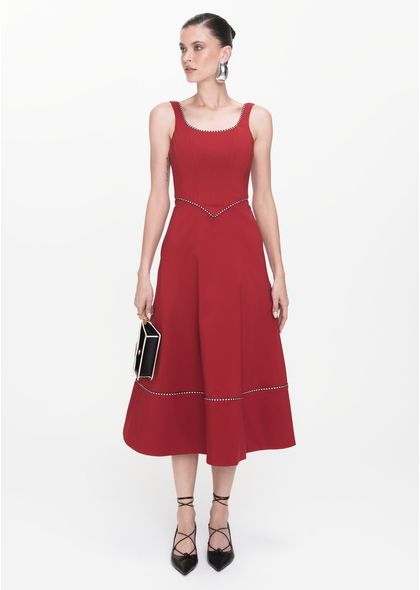 Vestido-Midi-em-Sarja-Estruturada-com-Corset-Guiselda-VINHO-042-05429-P