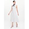 Vestido-Midi-em-Sarja-Estruturada-Trancado-nas-Costas-Guisela-OFF-WHITE-008-05412-P