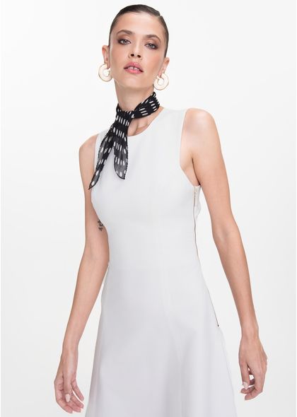 Vestido-Midi-em-Sarja-Estruturada-Trancado-nas-Costas-Guisela-OFF-WHITE-008-05412-P