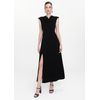 Vestido-Maxi-Midi-em-Alfaiataria-com-Decote-Degade-Adele-PRETO-002-05458-PP