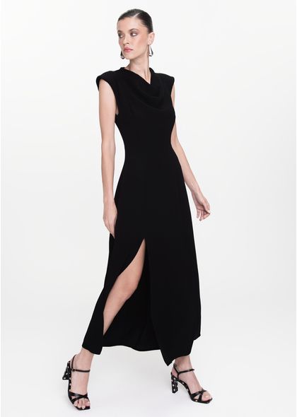 Vestido-Maxi-Midi-em-Alfaiataria-com-Decote-Degade-Adele-PRETO-002-05458-PP