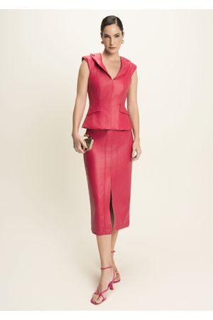Saia-Midi-em-Poliuretano-Reta-com-Fenda-Joyane-VERMELHO-013-05404-PP