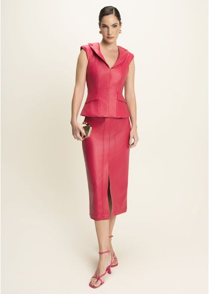 Saia-Midi-em-Poliuretano-Reta-com-Fenda-Joyane-VERMELHO-013-05404-PP