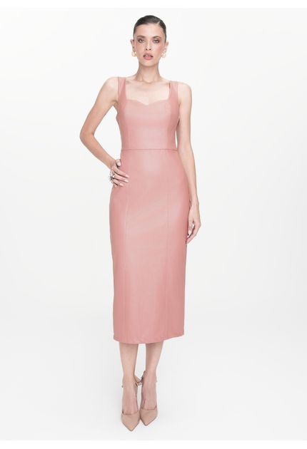 Vestido-Midi-em-Poliuretano-Reto-com-Lacos-Veridiana-ROSA-010-05445-PP