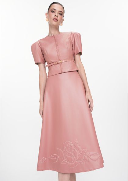 Saia-Midi-em-Poliuretano-com-Bordado-Pespontado-Veridiana-ROSA-010-05434-PP