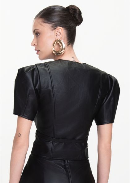Blusa-em-Poliuretano-com-Ziper-e-Cinto-Veridiana-PRETO-002-05432-PP