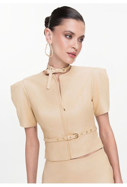 Blusa-em-Poliuretano-com-Ziper-e-Cinto-Veridiana-BEGE-003-05432-PP
