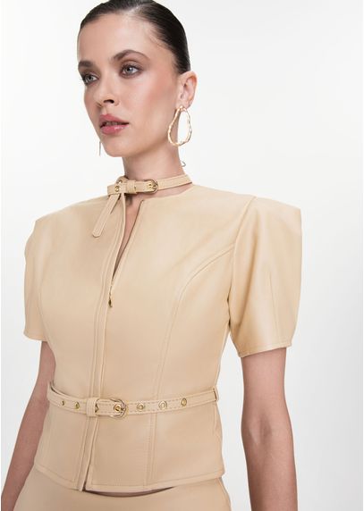 Blusa-em-Poliuretano-com-Ziper-e-Cinto-Veridiana-BEGE-003-05432-PP
