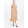 Vestido-Midi-em-Sarja-Estruturada-com-Lacos-Bordados-Mizaela-CARAMELO-030-05446-PP