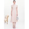 Vestido-Midi-em-Sarja-Estruturada-com-Mangas-Tulipa-Mizaela-NUDE-016-05443-PP