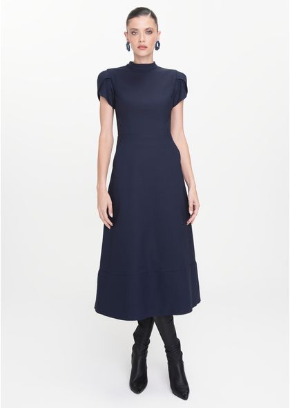 Vestido-Midi-em-Sarja-Estruturada-com-Mangas-Tulipa-Mizaela-MARINHO-036-05443-G