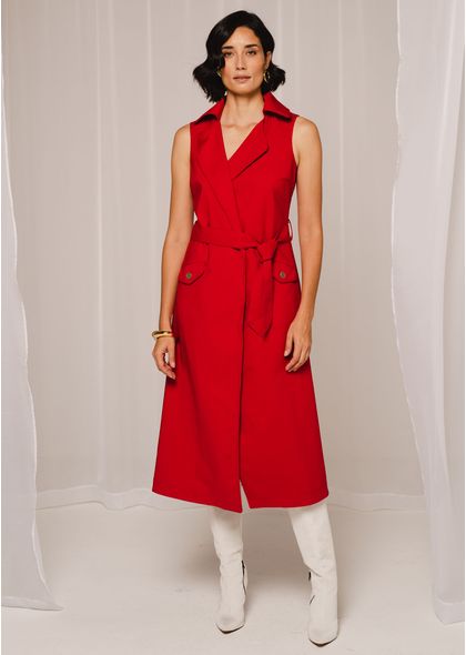 Vestido-Midi-Envelope-em-Sarja-Estruturada-com-Faixa-Martina-VERMELHO-013-04964-PP