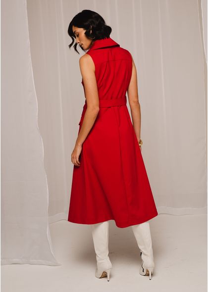 Vestido-Midi-Envelope-em-Sarja-Estruturada-com-Faixa-Martina-VERMELHO-013-04964-PP