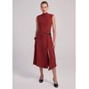 Vestido-Midi-em-Alfaiataria-Assimetrico-com-Fenda-Cyrena-MARROM-015-05287-PP
