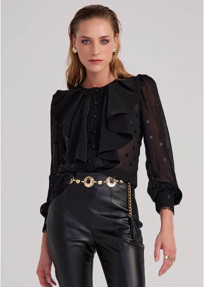 Camisa-em-Chiffon-com-Mangas-Bufantes-e-Renda-Allina-PRETO-002-05195-PP