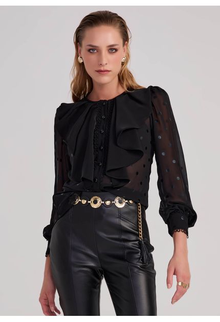 Camisa-em-Chiffon-com-Mangas-Bufantes-e-Renda-Allina-PRETO-002-05195-PP