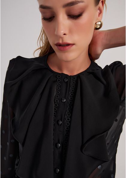 Camisa-em-Chiffon-com-Mangas-Bufantes-e-Renda-Allina-PRETO-002-05195-PP