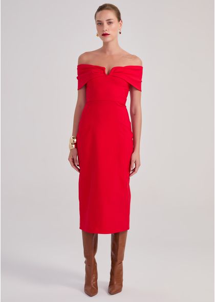 Vestido-Midi-em-Sarja-Estruturada-Ombro-a-Ombro-Tamoyo-VERMELHO-013-05452-PP
