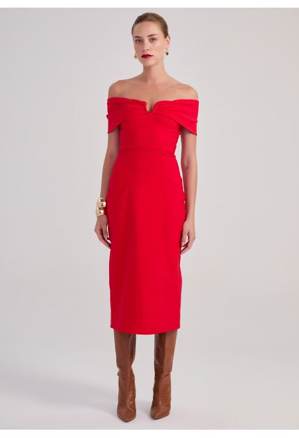 Vestido-Midi-em-Sarja-Estruturada-Ombro-a-Ombro-Tamoyo-VERMELHO-013-05452-PP