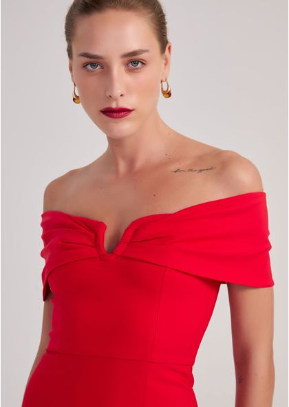 Vestido-Midi-em-Sarja-Estruturada-Ombro-a-Ombro-Tamoyo-VERMELHO-013-05452-PP