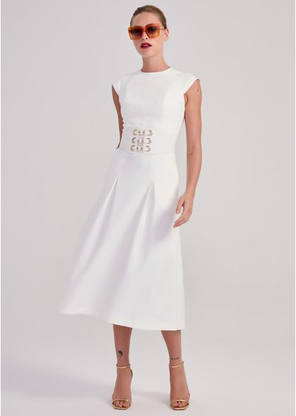 Vestido-Midi-em-Sarja-Estruturada-com-Mangas-Tamoyo-OFF-WHITE-008-05447-PP
