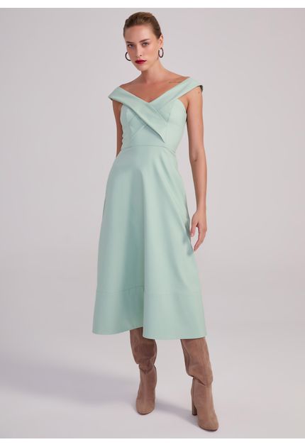 Vestido-Midi-em-Sarja-Estruturada-Transpassado-Yumi-VERDE-004-05455-PP