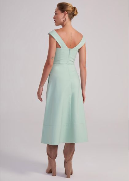 Vestido-Midi-em-Sarja-Estruturada-Transpassado-Yumi-VERDE-004-05455-PP