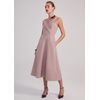 Vestido-Midi-em-Sarja-Estruturada-Transpassado-Yumi-CINZA-025-05455-PP