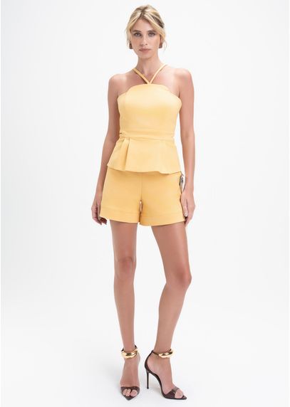 Shorts-em-Sarja-Estruturada-com-Bolso-Nuvem-Paulina-AMARELO-014-05537-PP