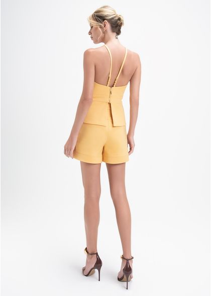 Shorts-em-Sarja-Estruturada-com-Bolso-Nuvem-Paulina-AMARELO-014-05537-PP