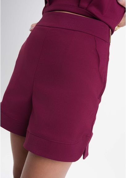 Shorts-em-Sarja-Estruturada-com-Bolso-Nuvem-Paulina-MARSALA-133-05537-PP