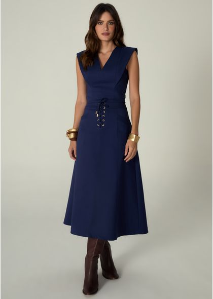 Cropped-em-Sarja-Estruturada-com-Decote-em-V-Benedita-MARINHO-036-05485-PP