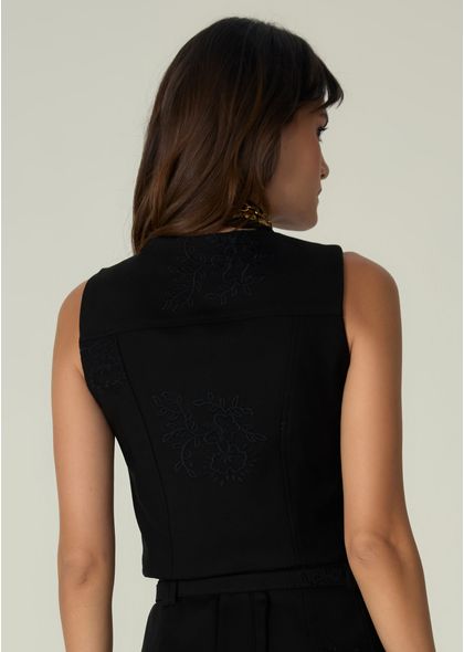 Colete-em-Sarja-Estruturada-Pespontada-Decote-V-Melani-PRETO-002-05470-PP