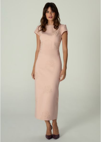 Vestido-Midi-em-Sarja-Estruturada-Justo-Melani-ROSA-010-05530-PP