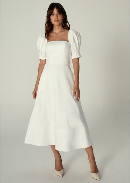 Vestido-Midi-em-Sarja-Estruturada-Gode-com-Mangas-Melani-OFF-WHITE-008-05481-PP