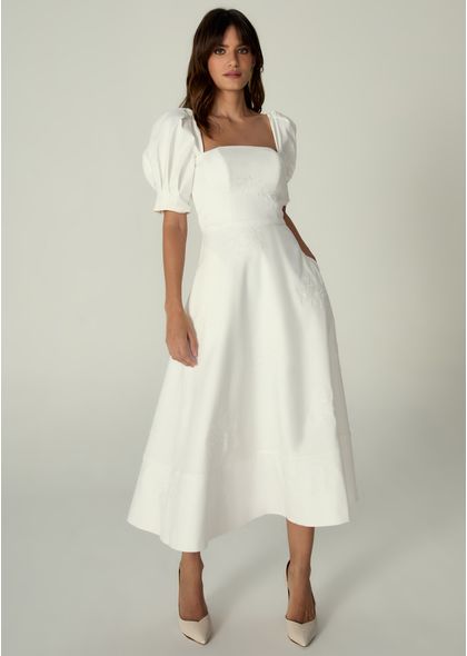Vestido-Midi-em-Sarja-Estruturada-Gode-com-Mangas-Melani-OFF-WHITE-008-05481-PP