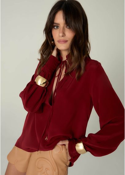 Blusa-em-Crepe-de-Viscose-com-Mangas-Bufantes-Giovana-VINHO-042-05534-PP