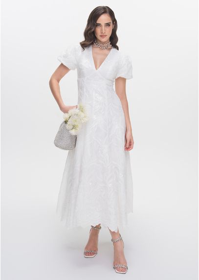 Vestido-de-Noiva-Maxi-Midi-com-Bordado-e-Mangas-Violeta