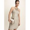 Vestido-Curto-em-Poliuretano-Frente-Unica-com-Laco-Joyane-BEGE-003-05393-PP