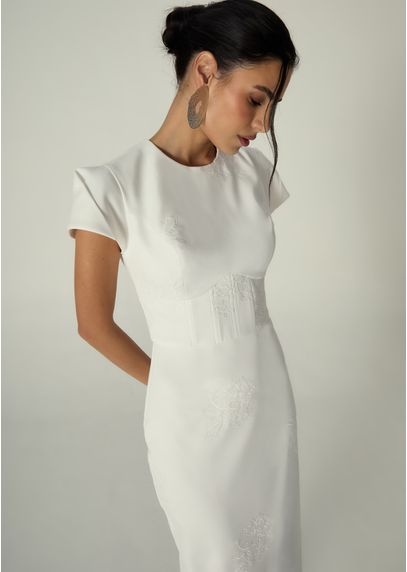 Vestido-Midi-em-Sarja-Estruturada-Justo-Melani-OFF-WHITE-008-05530-PP