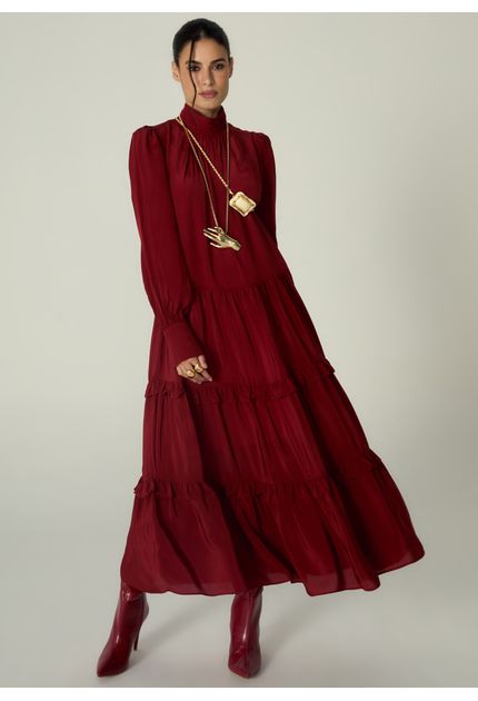 Vestido-Maxi-Midi-em-Crepe-de-Viscose-com-Babados-Giovana-VINHO-042-05533-PP