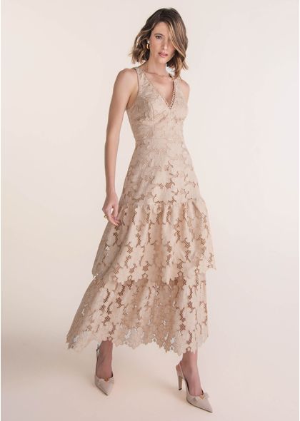 Vestido-Maximidi-em-Guipure-Telado-com-Camadas-Samira-BEGE-003-05373-PP