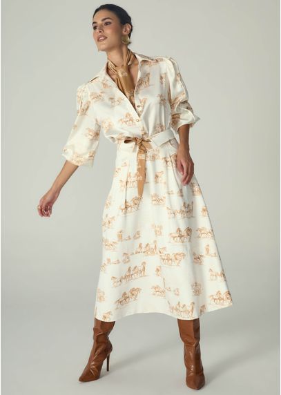 Saia-Midi-em-Sarja-Estampada-com-Cinto-Faixa-Mary-CARAMELO-030-05535-PP