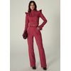 Calca-em-Sarja-Estruturada-Semi-Flare-Ashley-VERMELHO-013-05477-PP