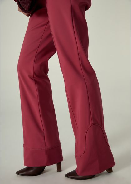 Calca-em-Sarja-Estruturada-Semi-Flare-Ashley-VERMELHO-013-05477-PP