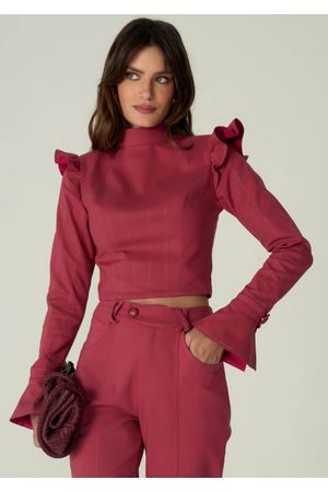 Cropped-em-Sarja-Estruturada-com-Mangas-Longas-Ashley-VINHO-042-05499-PP