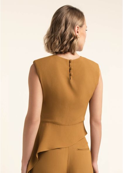 Blusa-Peplum-em-Alfaiataria-com-Calda-Cascata-Clarisse-MARROM-015-05541-P