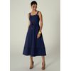 Vestido-Midi-em-Sarja-Estruturada-Lace-Up-Benedita-MARINHO-036-05464-PP