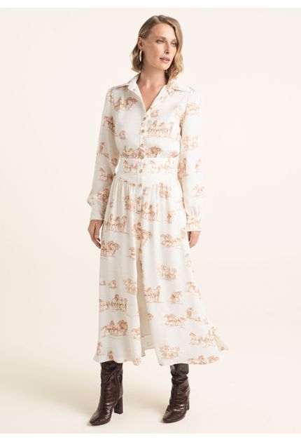 Chemise-em-Sarja-com-Estampa-Exclusiva-e-Botoes-Dourados-Mary-CARAMELO-030-05475-PP