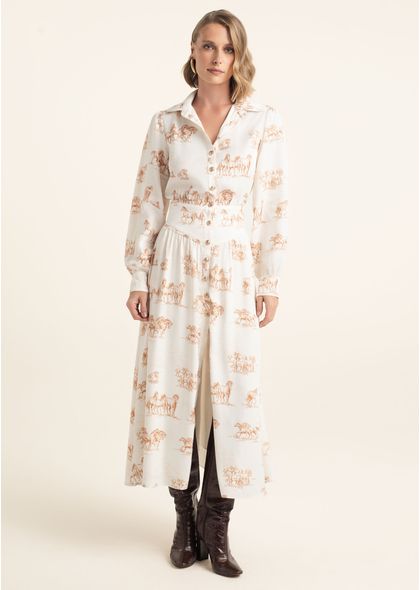 Chemise-em-Sarja-com-Estampa-Exclusiva-e-Botoes-Dourados-Mary-CARAMELO-030-05475-PP